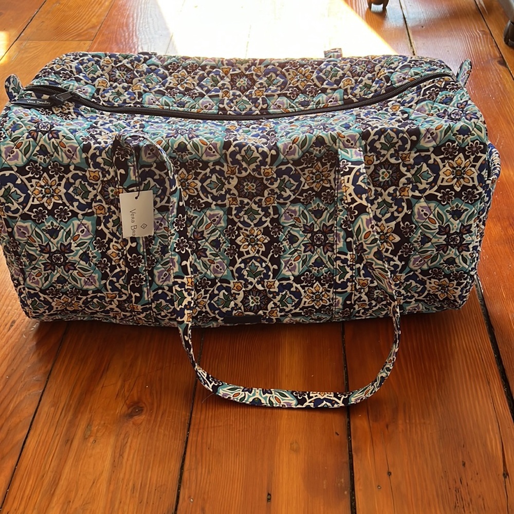 Vera Bradley large traveler duffel